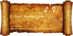 Libal Vendelina névjegykártya